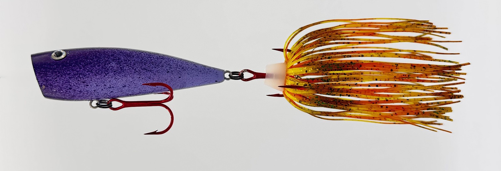 Purple with Pumpkin Seed Skirt