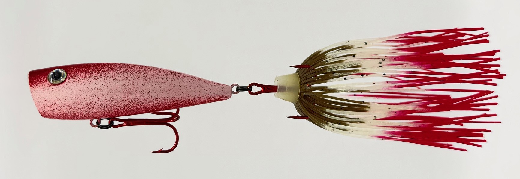 Red with Gizzard Shad Skirt