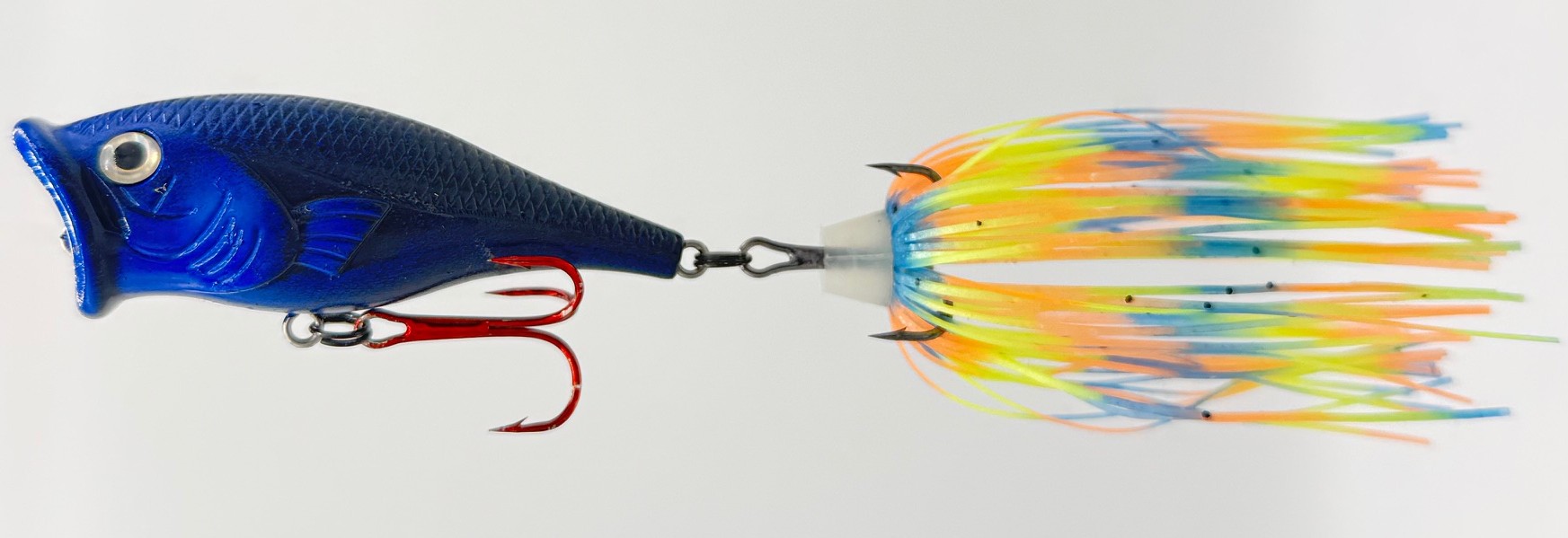 Blue with Citrus Shad Skirt