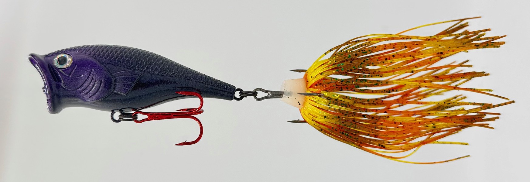 Purple with Pumpkin Seed Skirt