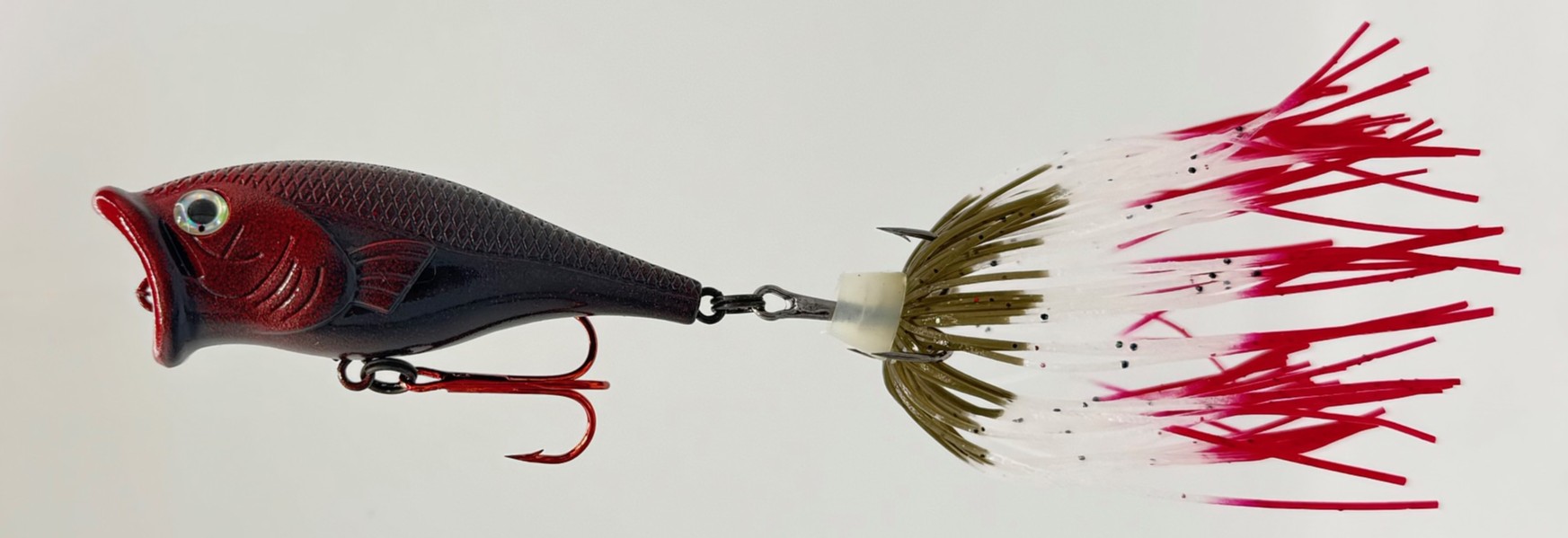 Red with Gizzard Shad Skirt