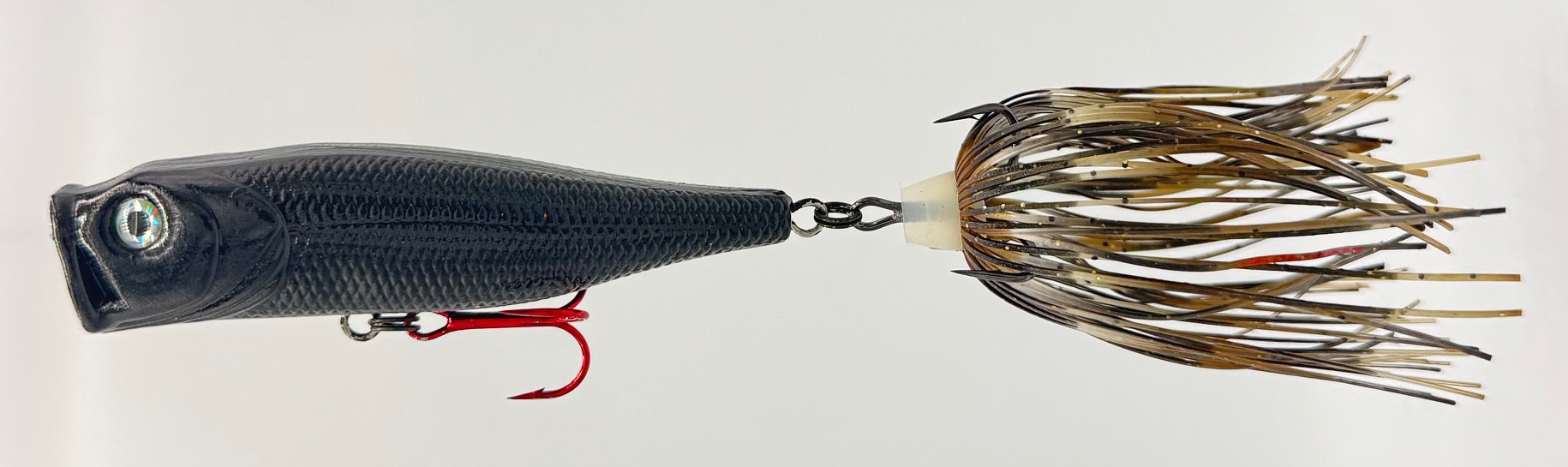 Black with Crappie Skirt