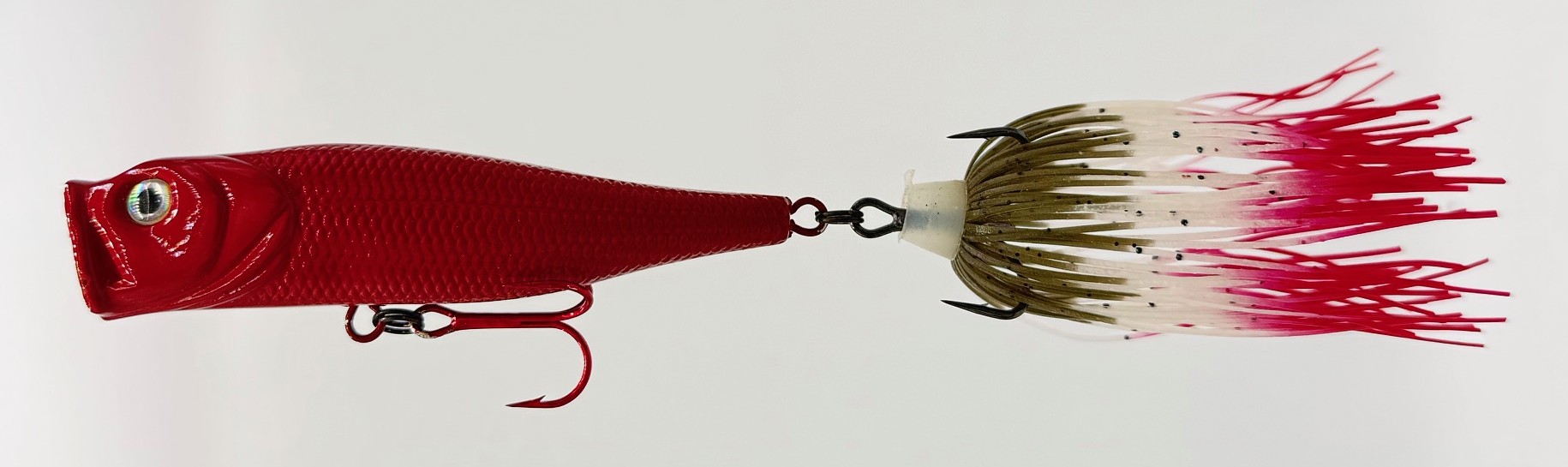 Red with Gizzard Shad Skirt